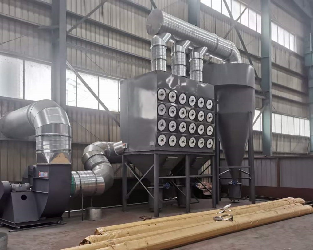 大型喷砂房除尘（无锡***压力容器制造公司）